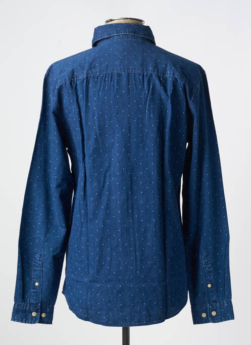 Chemise manches longues bleu SELECTED pour homme