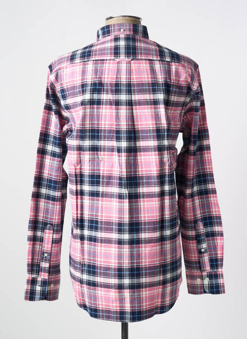Chemise manches longues rose GANT pour homme