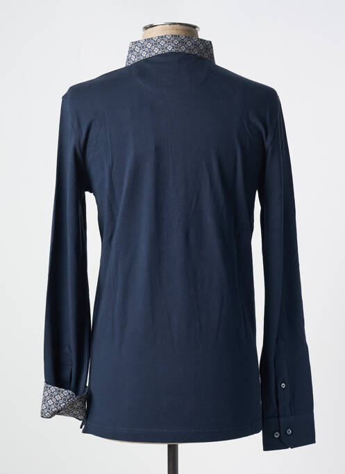 Polo bleu IZAC pour homme