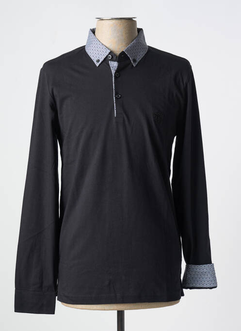 Polo noir IZAC pour homme