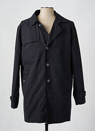 Trench col tailleur sans capuche noir SELECTED homme