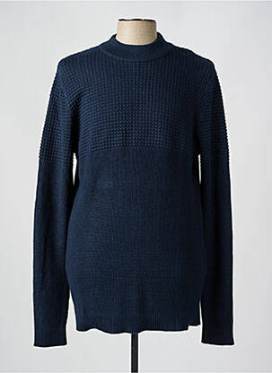 Pull stretch manches longues bleu SELECTED homme