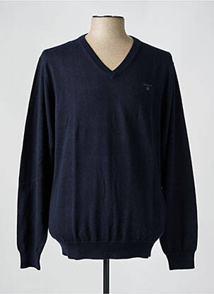 Pull col v manches longues bleu GANT femme