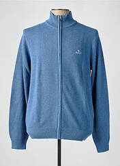 Gilet manches longues bleu clair GANT pour homme seconde vue