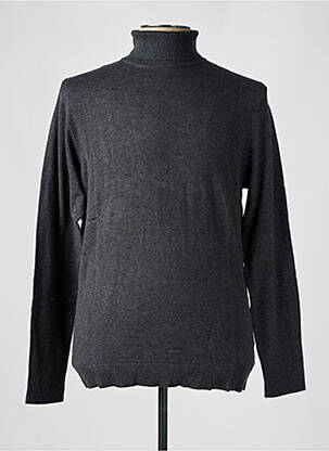 Pull col roulé gris SELECTED pour homme