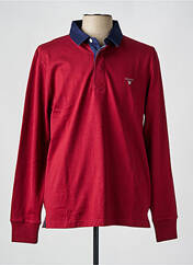 Polo rouge GANT pour homme seconde vue