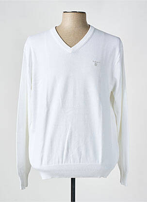 Pull blanc GANT pour homme