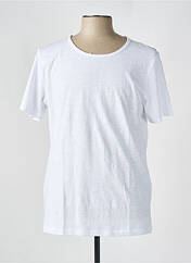 T-shirt blanc SELECTED pour homme seconde vue