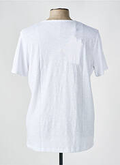T-shirt blanc SELECTED pour homme seconde vue