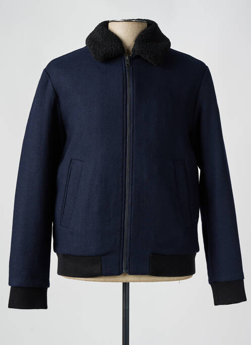Blouson bleu SELECTED pour homme
