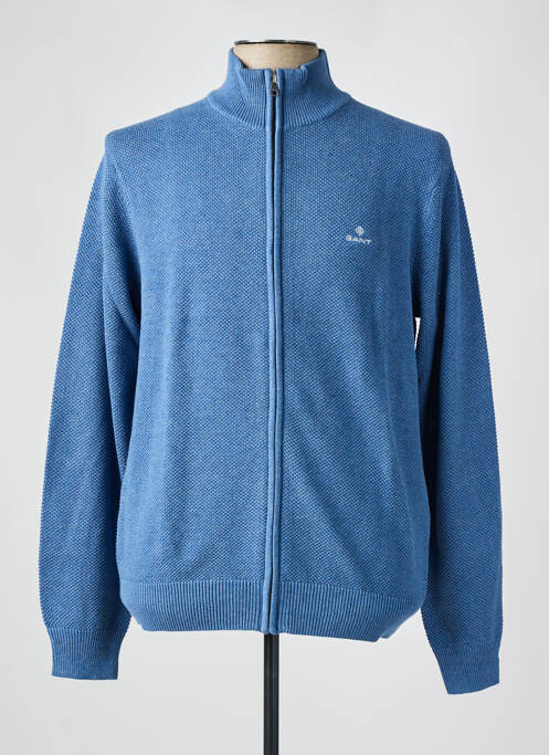 Gilet manches longues bleu clair GANT pour homme