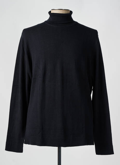 Pull col roulé noir SELECTED pour homme