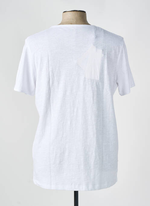 T-shirt blanc SELECTED pour homme