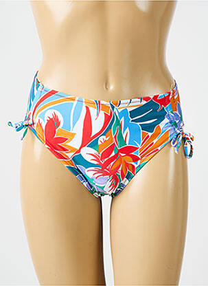 Maillot de bain 2 pièces culotte orange ANTIGEL femme