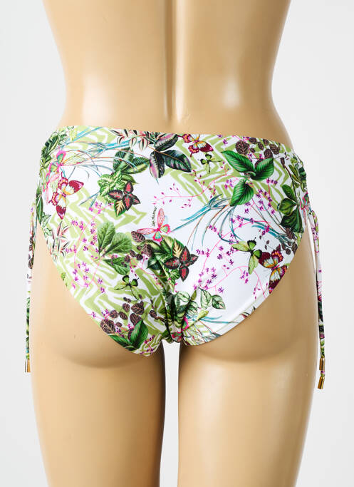Bas de maillot de bain imprimé fantaisie culotte vert LISE CHARMEL femme