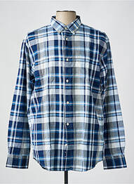 Chemise manches longues poches bleu GANT homme