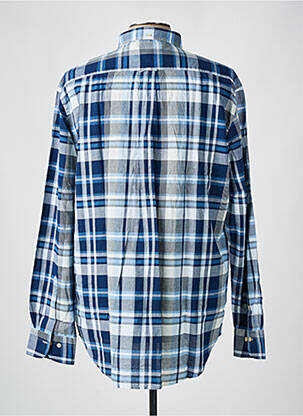 Chemise manches longues poches bleu GANT homme