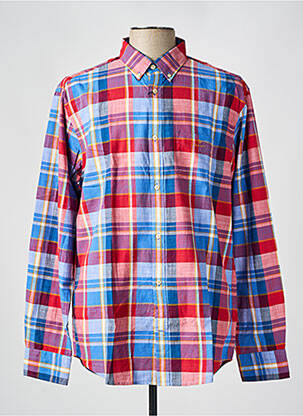 Chemise manches longues manches longues rouge GANT homme
