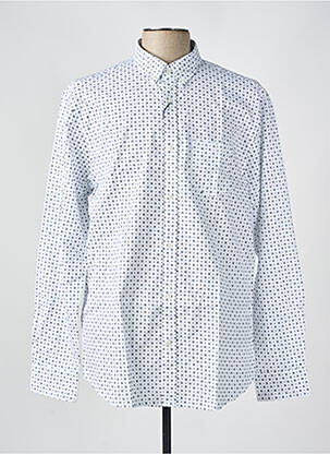 Chemise manches longues manches longues blanc GANT homme