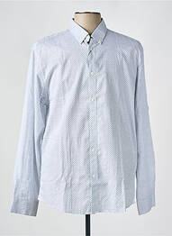 Chemise manches longues imprimé fantaisie gris SELECTED homme