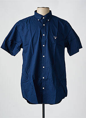 Chemise manches courtes poches bleu GANT homme