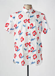 Chemise manches courtes coupe cintrée rouge SELECTED homme