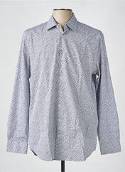 Chemise manches longues bleu IZAC pour homme seconde vue