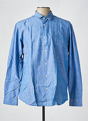 Chemise manches longues bleu SELECTED pour homme