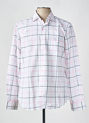 Chemise manches longues rose EDEN PARK pour homme