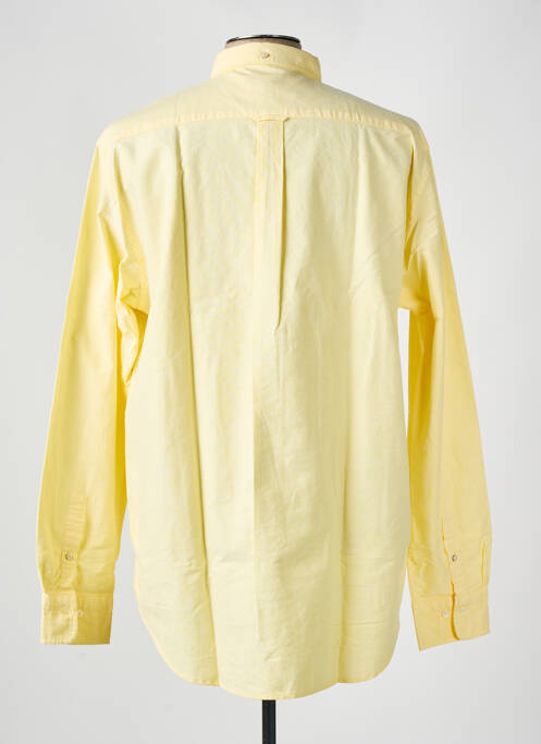 Chemise manches longues manches longues jaune GANT homme
