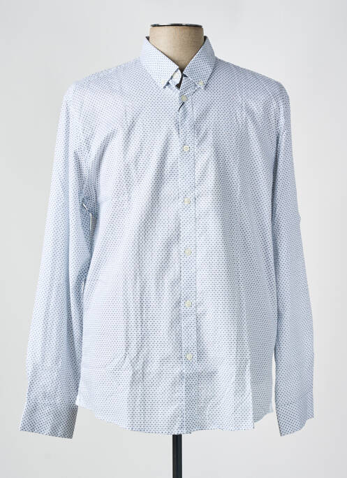 Chemise manches longues imprimé fantaisie gris SELECTED homme