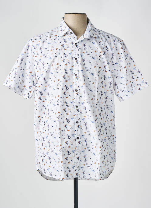 Chemise manches courtes blanc IZAC pour homme