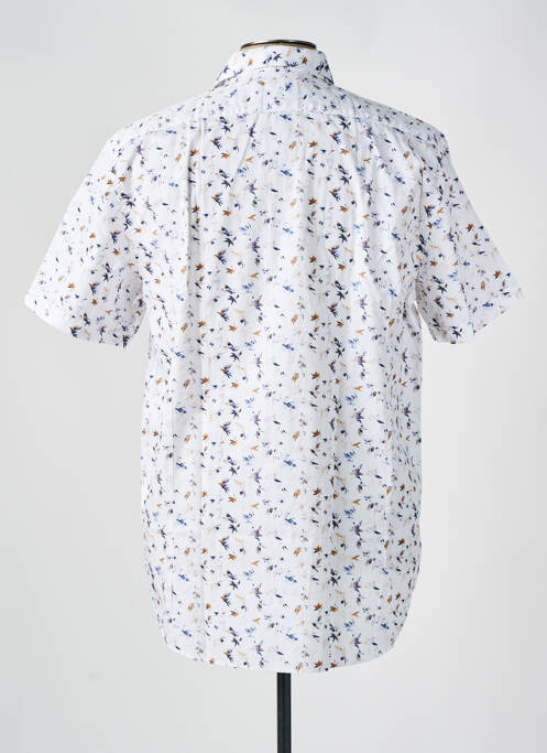 Chemise manches courtes blanc IZAC pour homme