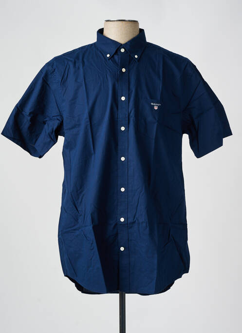 Chemise manches courtes bleu GANT pour homme