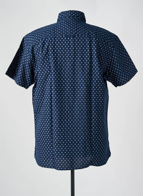 Chemise manches courtes bleu SELECTED pour homme