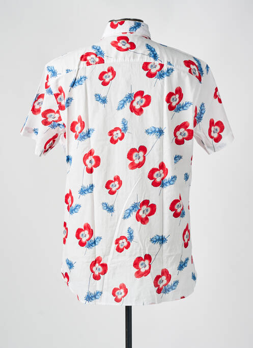 Chemise manches courtes rouge SELECTED pour homme