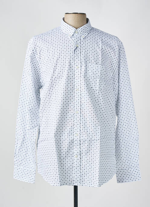 Chemise manches longues blanc GANT pour homme