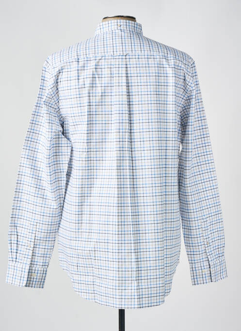 Chemise manches longues bleu GANT pour homme