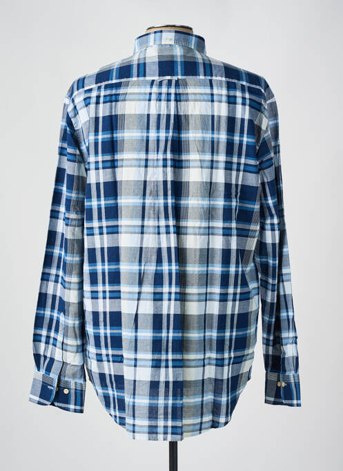 Chemise manches longues bleu GANT pour homme