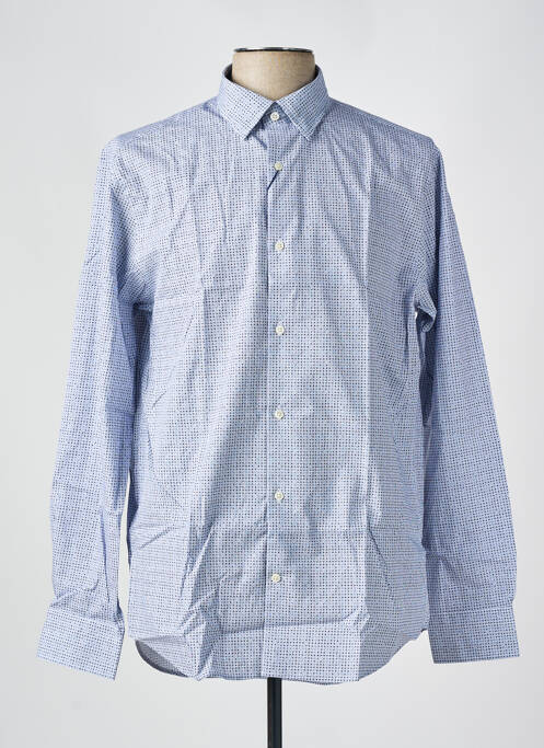 Chemise manches longues bleu GANT pour homme