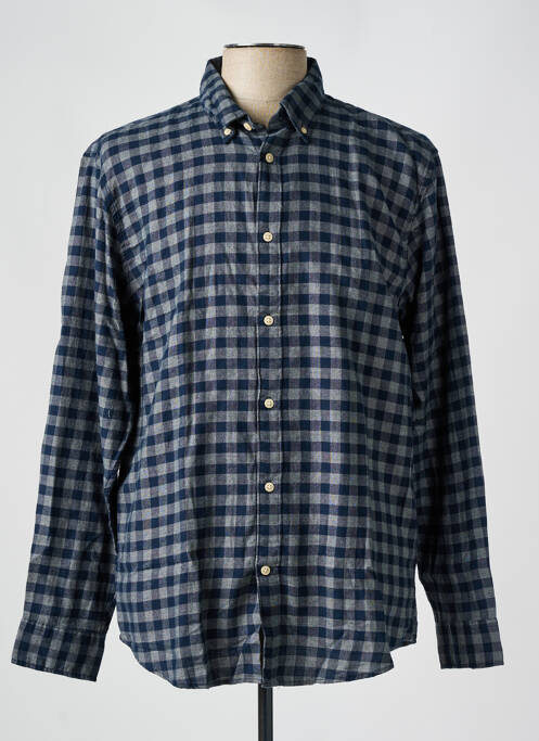 Chemise manches longues bleu SELECTED pour homme