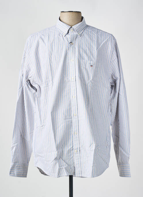 Chemise manches longues marron GANT pour homme