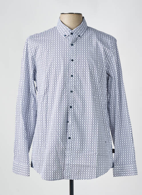 Chemise manches longues noir IZAC pour homme