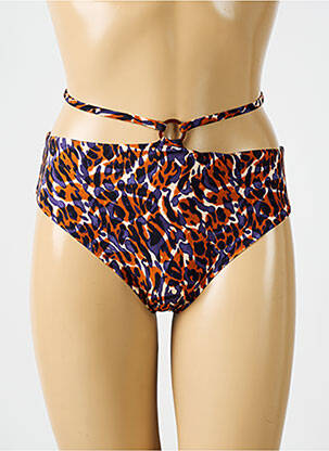 Bas de maillot de bain effet matière satinée culotte orange AUBADE femme