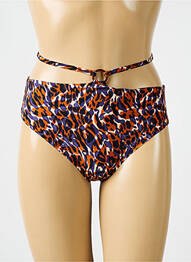 Bas de maillot de bain effet matière satinée culotte orange AUBADE femme