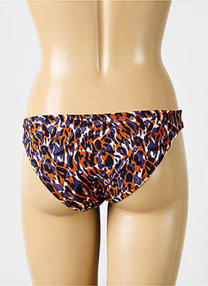 Bas de maillot de bain effet matière satinée culotte marron AUBADE femme