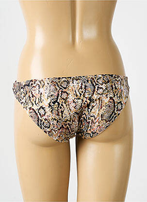 Bas de maillot de bain effet matière satinée culotte beige AUBADE femme