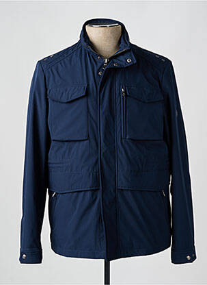 Blouson poches bleu IZAC homme