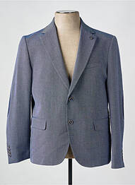 Blazer manches longues bleu IZAC homme