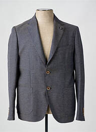 Blazer fausses poches bleu IZAC homme